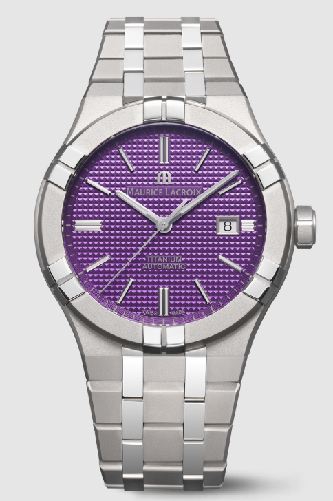 Review Best Maurice Lacroix AIKON AUTOMATIC TITANIUM AI6008-TT032-430-1 Replica watch